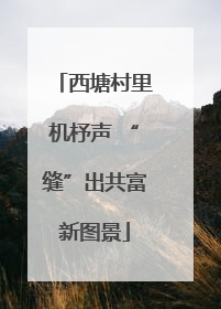 西塘村里机杼声 “缝”出共富新图景