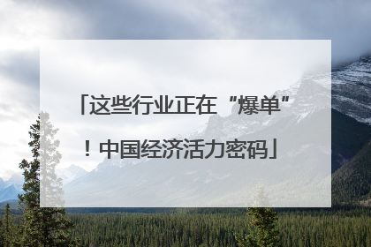 这些行业正在“爆单”！中国经济活力密码