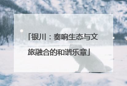 银川：奏响生态与文旅融合的和谐乐章