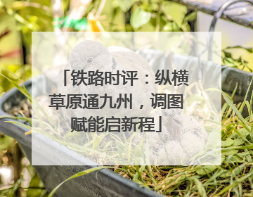 铁路时评：纵横草原通九州，调图赋能启新程