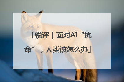 锐评｜面对AI“抗命”，人类该怎么办