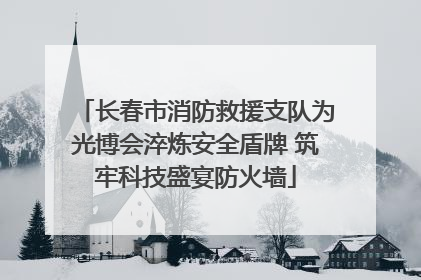 长春市消防救援支队为光博会淬炼安全盾牌 筑牢科技盛宴防火墙