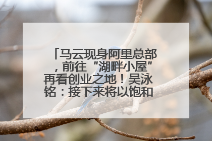 马云现身阿里总部，前往“湖畔小屋”再看创业之地！吴泳铭：接下来将以饱和式投入的打法，聚焦于几大核心战役