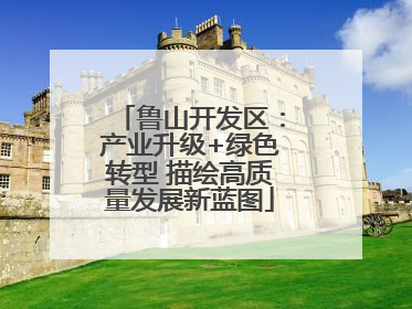 鲁山开发区：产业升级+绿色转型 描绘高质量发展新蓝图