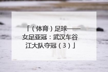 （体育）足球——女足亚冠：武汉车谷江大队夺冠（3）