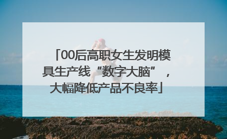 00后高职女生发明模具生产线“数字大脑”，大幅降低产品不良率