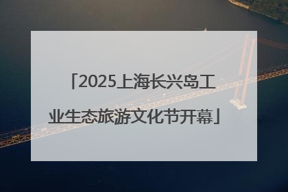 2025上海长兴岛工业生态旅游文化节开幕