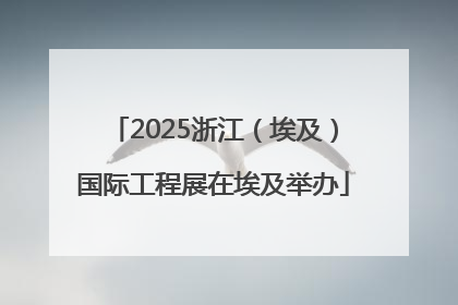2025浙江（埃及）国际工程展在埃及举办