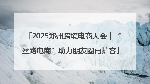 2025郑州跨境电商大会｜“丝路电商”助力朋友圈再扩容