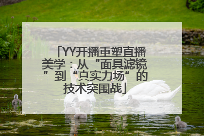 YY开播重塑直播美学：从“面具滤镜”到“真实力场”的技术突围战
